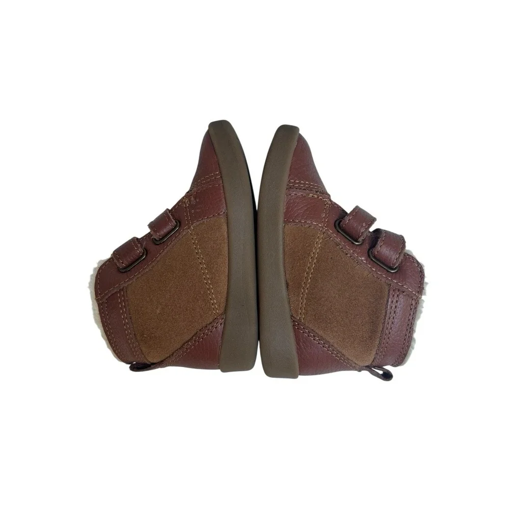 UGG Baby RENNON II SNEAKERS 1143651I CHESTNUT Suede Boots 04/05 In Box 12-18 Mon